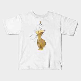 Woman Fashion Art Drawing Kids T-Shirt